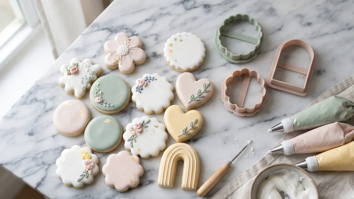 Cómo decorar galletas paso a paso: guía de glasa real con cortadores personalizados