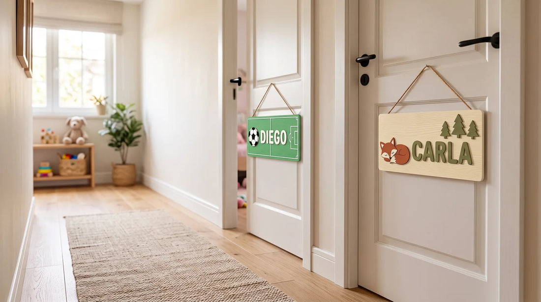Nombres para puerta de habitación infantil