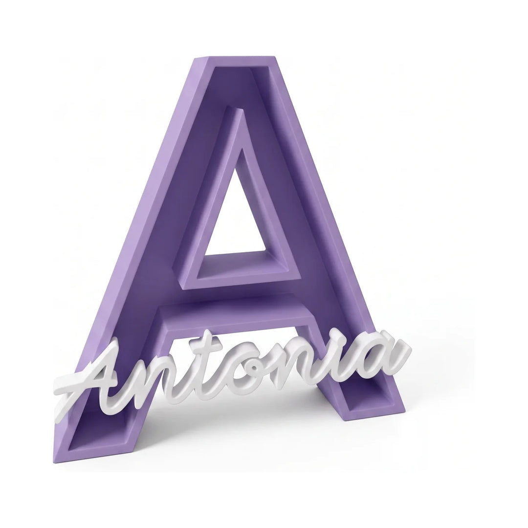 Letra infantil hueca personalizada