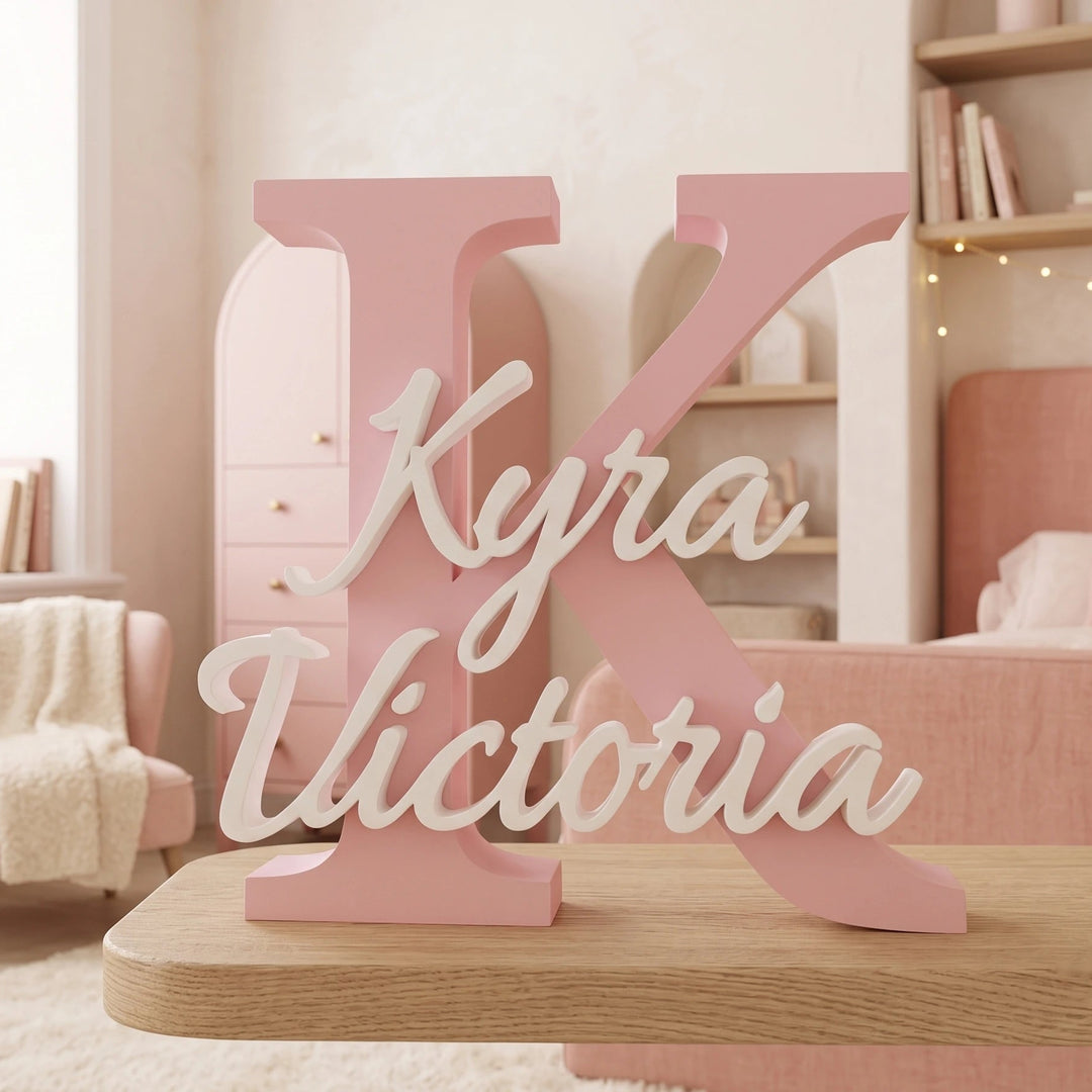 Letra infantil personalizada con nombre