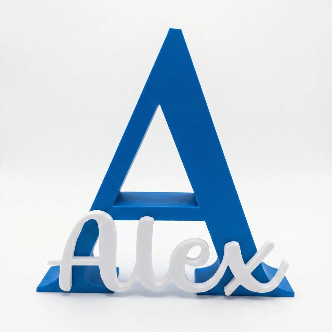 Letras mayusculas personalizables con la inicial, nombre y color que desees