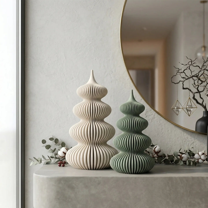 Árbol de Navidad Sinuoso Acanalado