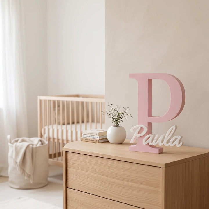 Letra infantil personalizada con nombre