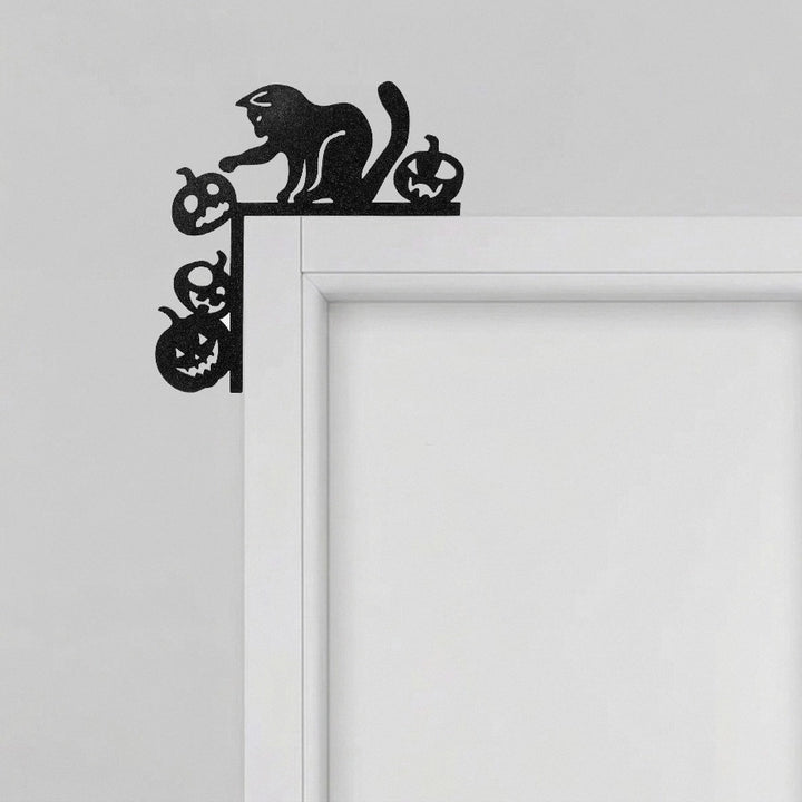 Corner Gato y Calabazas Ornamentales