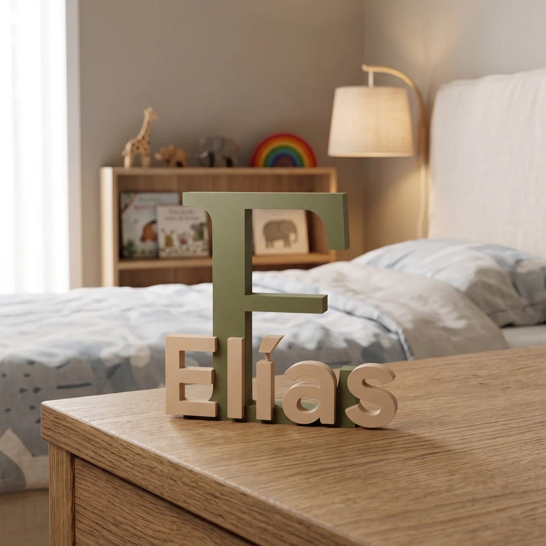 Letra infantil personalizada con nombre