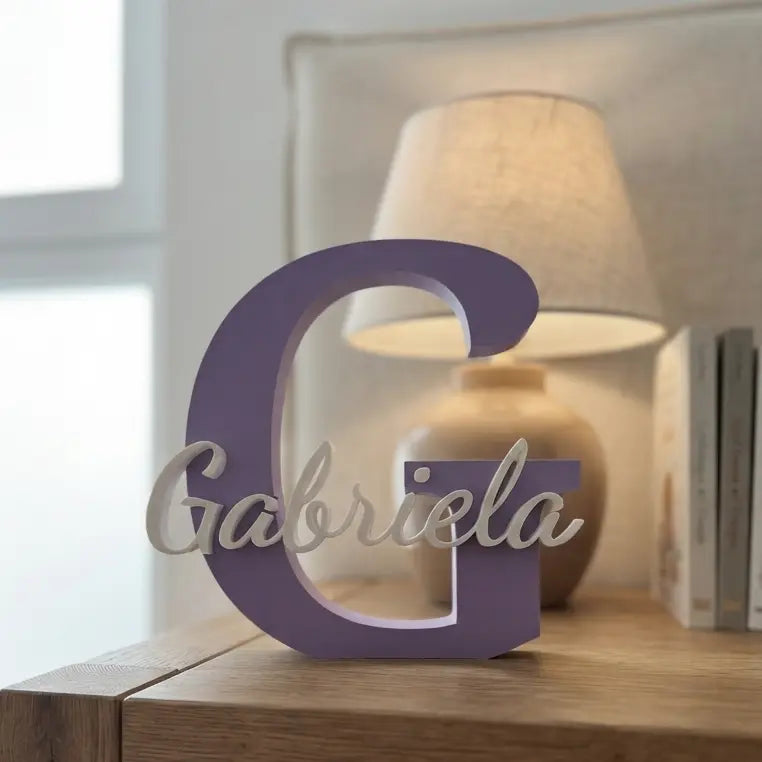 Letra infantil personalizada con nombre