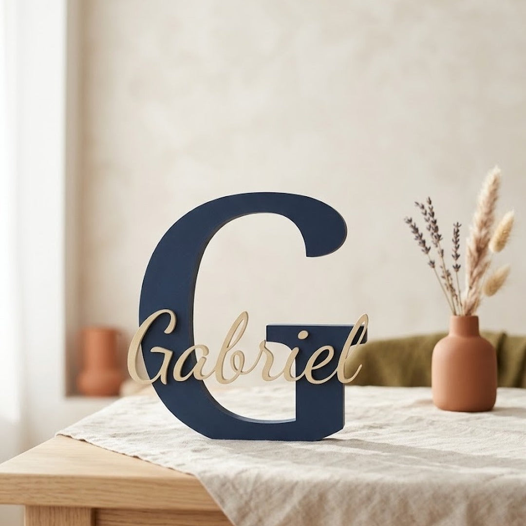 Letra infantil personalizada con nombre