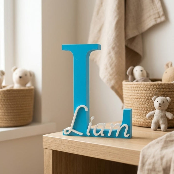 Letra infantil personalizada con nombre