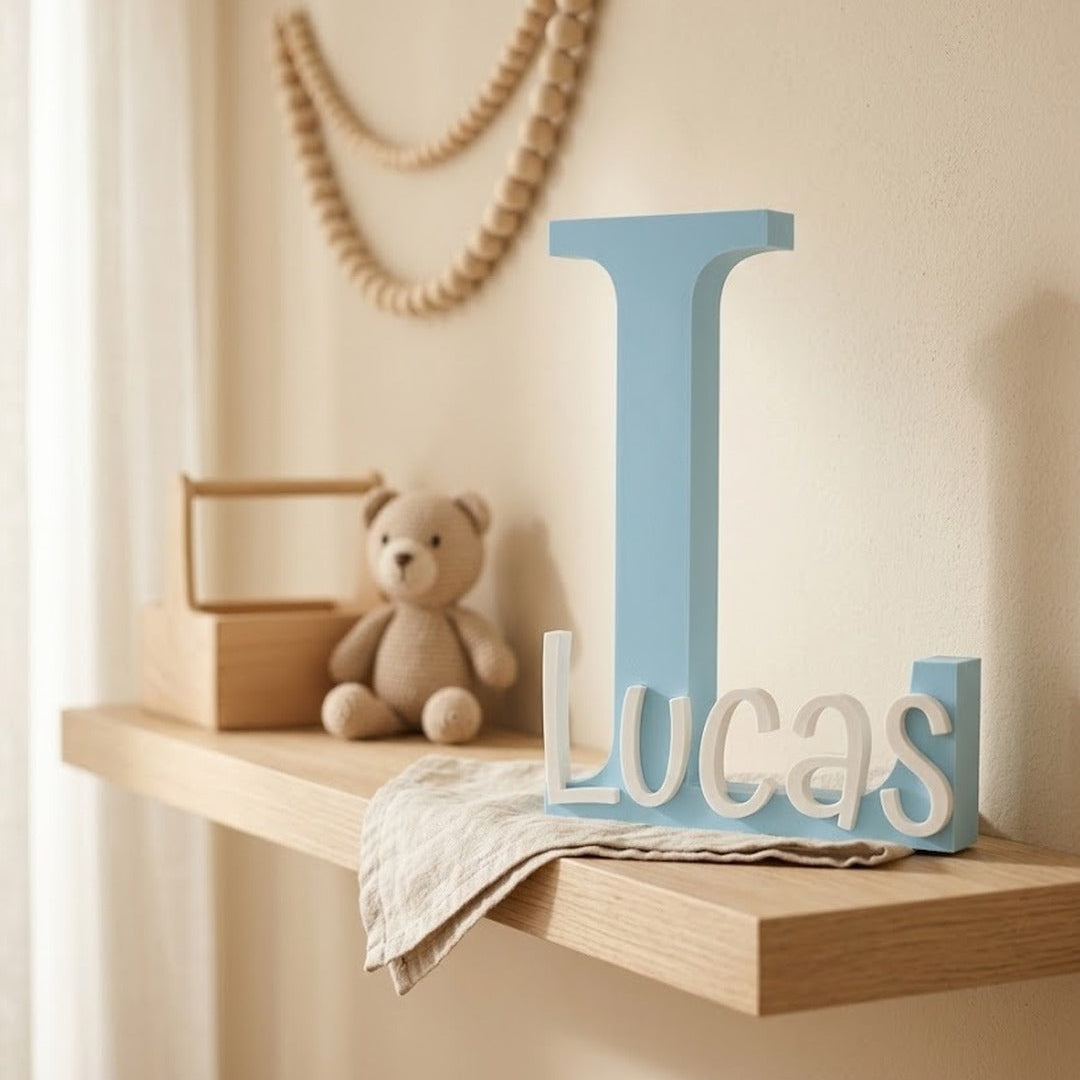 Letra infantil personalizada con nombre
