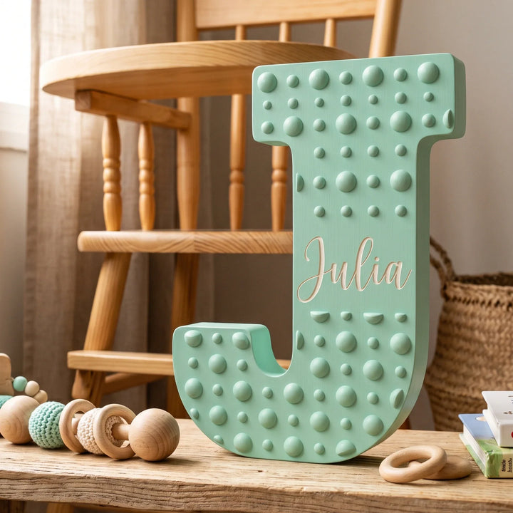 Letras personalizadas 3D Lunares con nombre
